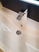 Смеситель для раковины AltroBagno Cascata 0111 BiCr цвет Белый Хром-4