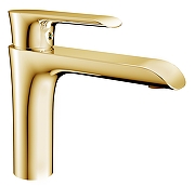 Смеситель для раковины AltroBagno Costanza 0125 Or цвет Золото