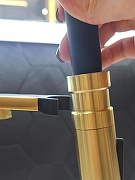 Смеситель для кухни AltroBagno Flusso 050202 BG цвет Золото матовое-6