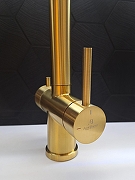 Смеситель для кухни AltroBagno Flusso 050202 BG цвет Золото матовое-8