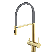 Смеситель для кухни AltroBagno Flusso 050205 Gl цвет Золото