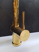 Смеситель для кухни AltroBagno Flusso 050205 Gl цвет Золото-8