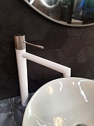 Смеситель для раковины AltroBagno Intento 010217 MW цвет Белый матовый-2