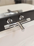 Смеситель для ванны AltroBagno Intento 0215 Cr с термостатом цвет Хром-1