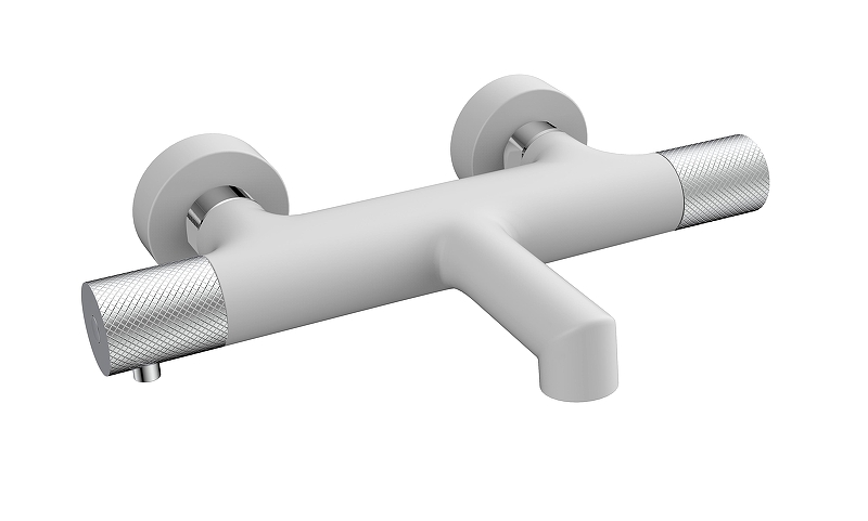 Смеситель для ванны AltroBagno Intento 0217 MW с термостатом 