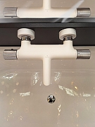 Смеситель для ванны AltroBagno Intento 0217 MW с термостатом цвет Белый матовый-5