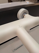 Смеситель для ванны AltroBagno Intento 0217 MW с термостатом цвет Белый матовый-6