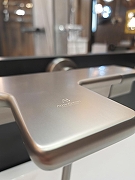 Смеситель для ванны AltroBagno Lamberto 0224 GM с термостатом цвет Оружейная сталь-1