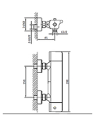Смеситель для душа AltroBagno Lamberto 030501 Cr с термостатом цвет Хром-5