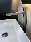 Смеситель для раковины AltroBagno Unione 010222 GM цвет Оружейная сталь-2