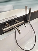 Смеситель для ванны AltroBagno Unione 0222 GM цвет Оружейная сталь-1