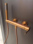 Смеситель для душа AltroBagno Unione 030605 BC цвет Медь матовая-1