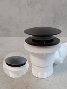 Слив-перелив AltroBagno BD 070302 MB click-clack цвет Черный матовый-3