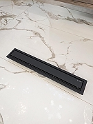 Душевой лоток AltroBagno Livello 60 071208 MB с решеткой цвет Черный матовый / под плитку-3