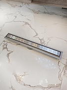 Душевой лоток AltroBagno Livello 80 071213 Ni с решеткой цвет Никель / под плитку-3