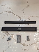 Душевой лоток AltroBagno Livello 80 071214 MB с решеткой цвет Черный матовый / под плитку-4