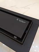 Душевой лоток AltroBagno Livello 80 071214 MB с решеткой цвет Черный матовый / под плитку-10