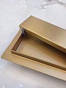 Душевой лоток AltroBagno Livello 80 071215 BG с решеткой цвет Золото матовое / под плитку-2