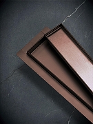 Душевой лоток AltroBagno Livello 80 071240 BC с решеткой цвет Медь матовая / под плитку-4