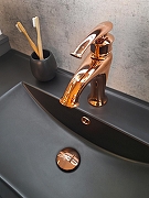 Донный клапан AltroBagno PU 070203 Ror click-clack цвет Розовое золото-2