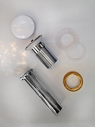 Донный клапан AltroBagno PU 070208 MW click-clack цвет Белый-3