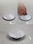 Донный клапан AltroBagno PU 070208 MW click-clack цвет Белый-5