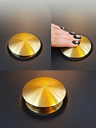 Донный клапан AltroBagno PU 070210A BG click-clack цвет Золото матовое-2