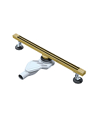 Душевой лоток AltroBagno Stella 60 071224 BG с решеткой цвет Золото матовое