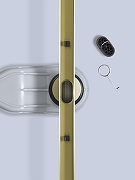 Душевой лоток AltroBagno Stella 60 071224 BG с решеткой цвет Золото матовое-8