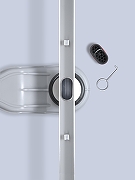 Душевой лоток AltroBagno Stella 80 071225 Ni с решеткой цвет Никель-8