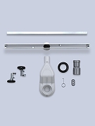 Душевой лоток AltroBagno Supremo 60 071228 Ni с решеткой цвет Никель / под плитку-5