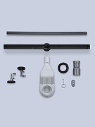 Душевой лоток AltroBagno Supremo 60 071229 MB с решеткой цвет Черный матовый / под плитку-6