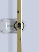 Душевой лоток AltroBagno Supremo 60 071232 BG с решеткой цвет Золото матовое / под плитку-15