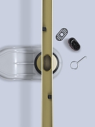 Душевой лоток AltroBagno Supremo 60 071232 BG с решеткой цвет Золото матовое / под плитку-16