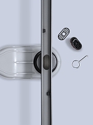 Душевой лоток AltroBagno Supremo 80 071235 GM с решеткой цвет Оружейная сталь / под плитку-10