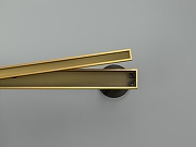 Душевой лоток AltroBagno Supremo 80 071237 BG с решеткой цвет Золото матовое / под плитку-6