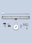 Душевой лоток AltroBagno Trave 60 071216 Ni с решеткой цвет Никель-5