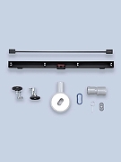 Душевой лоток AltroBagno Trave 60 071217 MB с решеткой цвет Черный матовый-4