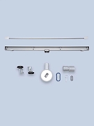 Душевой лоток AltroBagno Trave 80 071219 Ni с решеткой цвет Никель-5