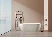 Ванна из искусственного камня AltroBagno Bruna 170x75 090203 цвет Кремовый-6