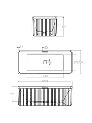 Ванна из искусственного камня AltroBagno Cinzia 170x75 090110 цвет Серый цемент Белый-2