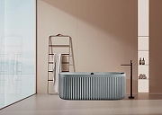 Ванна из искусственного камня AltroBagno Fabiana 170x80 090207 цвет Серый гранит-1