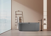 Ванна из искусственного камня AltroBagno Fabiana 170x80 090209 цвет Серый цемент-1