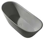 Ванна из искусственного камня AltroBagno Fiorina 170x75 090219 цвет Серый цемент-1