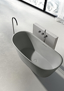 Ванна из искусственного камня AltroBagno Fiorina 170x75 090219 цвет Серый цемент-4