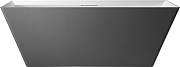 Ванна из искусственного камня AltroBagno Francesca 170x75 090105 цвет Серый цемент Белый