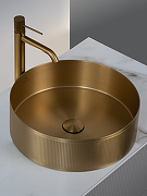 Раковина-чаша AltroBagno Costoso 40 001005 OrSp цвет Золото матовое-4