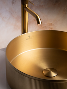 Раковина-чаша AltroBagno Costoso 40 001005 OrSp цвет Золото матовое-5