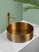 Раковина-чаша AltroBagno Costoso 40 001005 OrSp цвет Золото матовое-7