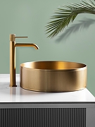 Раковина-чаша AltroBagno Costoso 40 001005 OrSp цвет Золото матовое-9